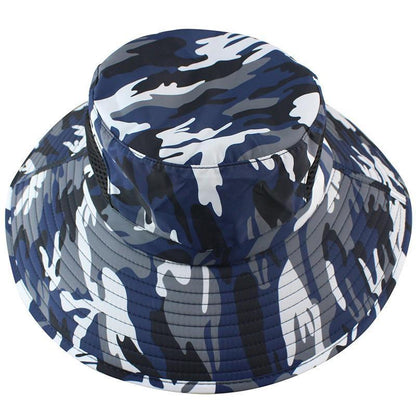 Sombrero de pescador de camuflaje impermeable