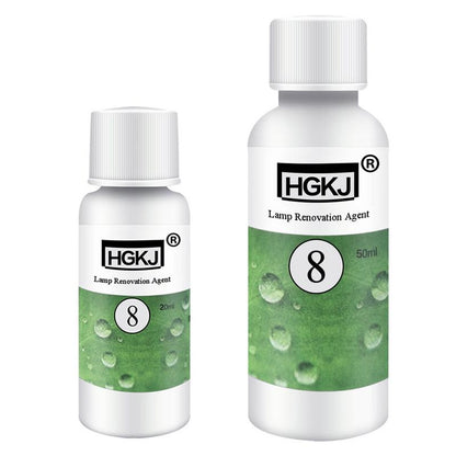 20/50ML HGKJ-8 Car Headlight Cleaning Fluid Repair Refurbishment Fluid Detergent Car Light Cleaner - The Styky Shack