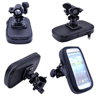 Waterproof Bike Frame Phone Holder Bag Case with Handlebar for iPhone Samsung