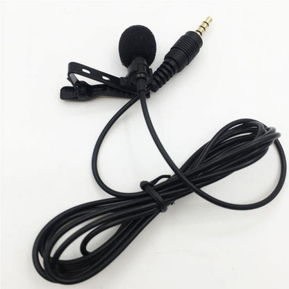 VOXLINK 3.5 mm Microphone Clip Tie Collar for Mobile Phone Speaking in Lecture 1.5m/3m Bracket Clip Vocal Audio Lapel Microphone