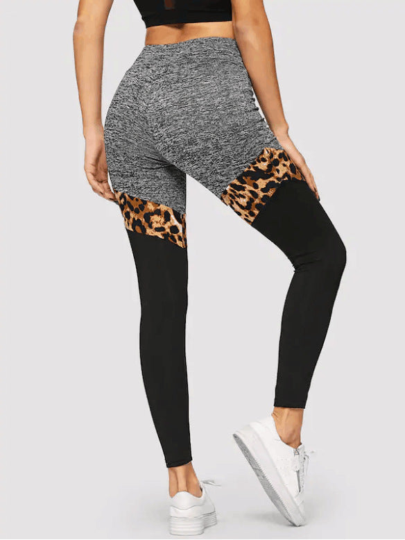 ON SALE!!! 50% OFF!!! Grey And Black Print Polyester Fiber Leggings