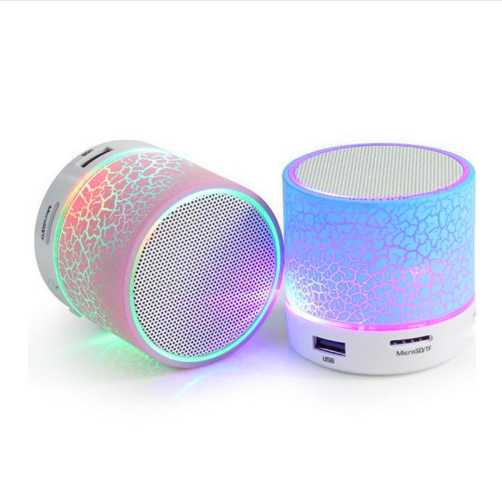 Altavoz LED A9 con Bluetooth, minialtavoces manos libres, Altavoz inalámbrico portátil con tarjeta TF, micrófono, reproductor de música y Audio USB