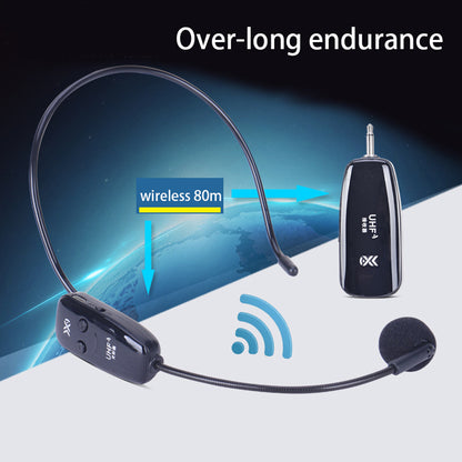 Wireless Microphone Headset Mic for Voice Amplifier Speaker Teaching Tour Guide