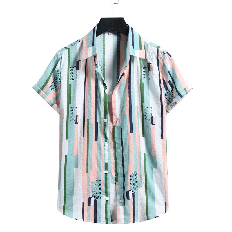 ON SALE!!! 50% OFF!!! Modern Pattern Style Short-sleeved Shirt