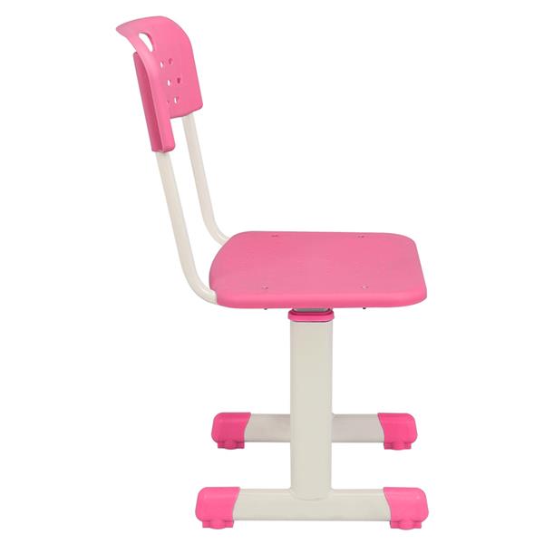 Kit de escritorio y silla ajustable para estudiantes, color rosa 