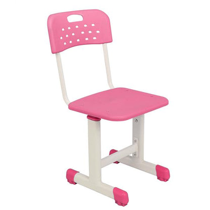 Kit de escritorio y silla ajustable para estudiantes, color rosa 