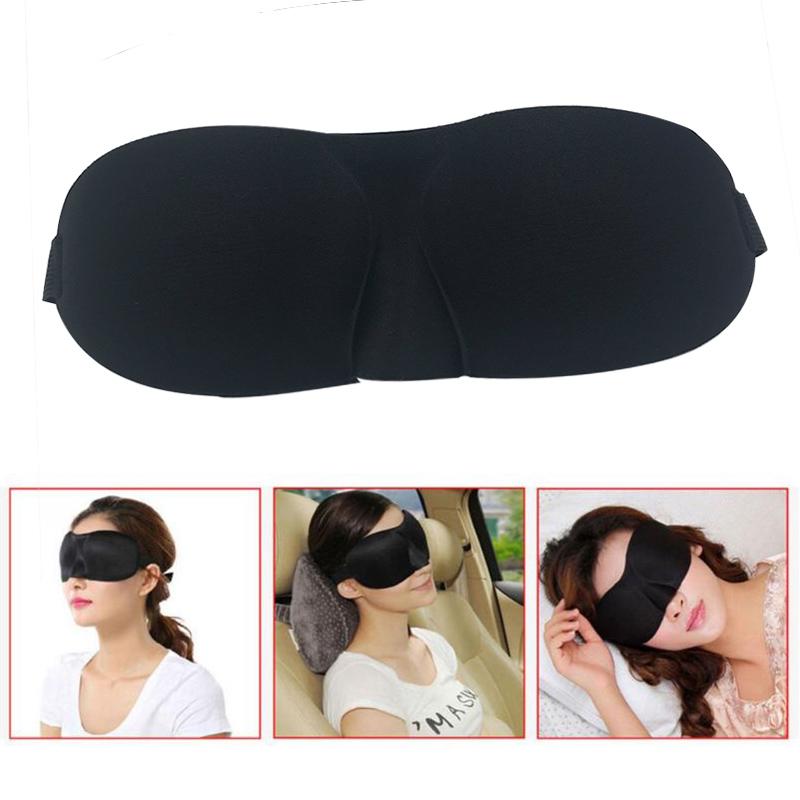 3D Portable Soft Travel Sleep Rest Aid Eye Mask Cover Eye Patch Sleeping Mask Case Blindfold Eye Mask Eyeshade Massage - The Styky Shack