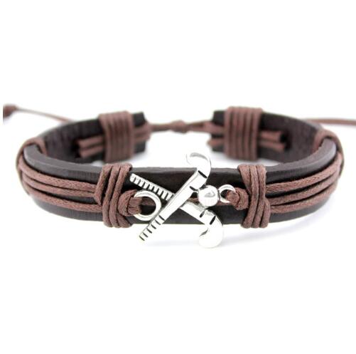 Basketball Football Soccer Softball Volleyball Leather Bracelets - The Styky Shack