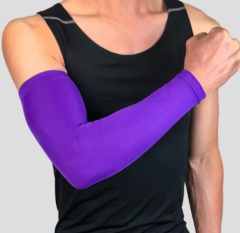 1Pcs UV Sunscreen Bicycle Cycling Arm Warmers Elastic Sports Safety Elbow Pad Basketball Long Arm Sleeve Elbow Support Protector - The Styky Shack