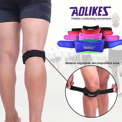 Aolikes 1PCS Adjustable Knee Patellar Tendon Support Strap Band Support Brace Pads for Running basketball Outdoor Sport - The Styky Shack