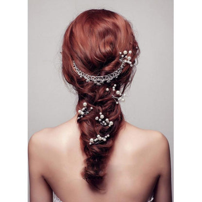 6 Pieces Wedding Bridal Hair Jewelry - The Styky Shack