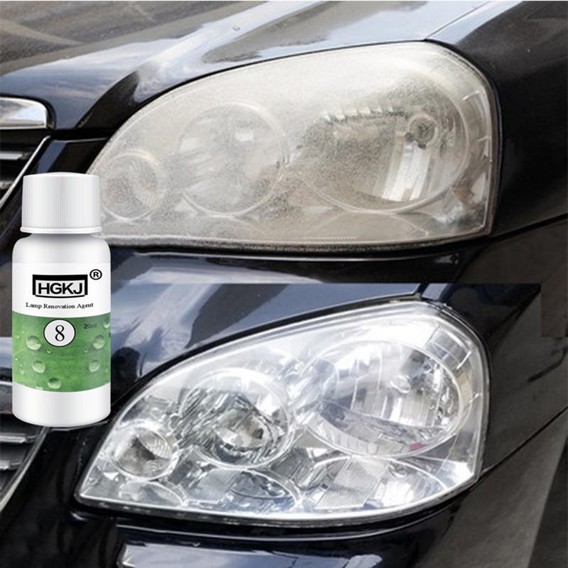 20/50ML HGKJ-8 Car Headlight Cleaning Fluid Repair Refurbishment Fluid Detergent Car Light Cleaner - The Styky Shack