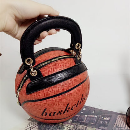 Basketball Shape Bags For Women Messenger Bag Women's Bag Luxury Handbags Women Bags Round Creative - The Styky Shack