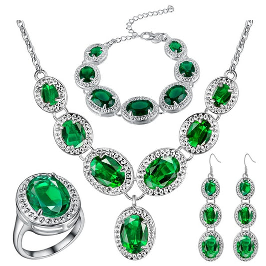 925 Sterling Silver Wedding Jewelry Sets - The Styky Shack