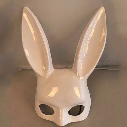 1Pc Halloween Laides Bunny Mask Party Bar Nightclub Costume Rabbit Ears Mask Festival Party Hairband Costume - The Styky Shack