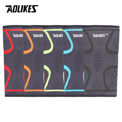 AOLIKES 1PCS Elbow Support Elastic Gym Sport Elbow Protective Pad Absorb Sweat Sport Basketball Arm Sleeve Elbow Brace - The Styky Shack