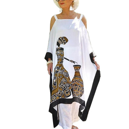 Nubian Styled dresses, dashiki robe casual