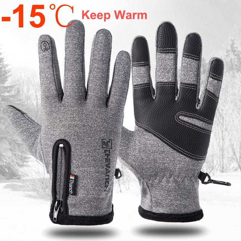 Guantes de invierno, guantes calefactados, guantes para nieve, guantes de motocicleta, guantes de trabajo, guantes de esquí para niñas, guantes impermeables y cálidos, guantes de gamuza 