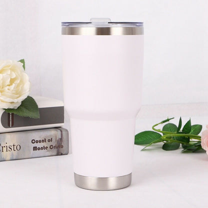 30oz/1000ml Stainless Steel Vacuum Tumbler Insulated Travel Coffee Mug Cup Flask