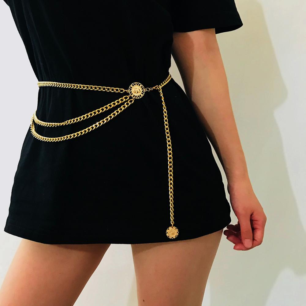 Tassel Gold Belt Chain