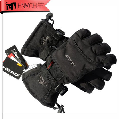 2017 Nuevos guantes de esquí para hombre, guantes de Snowboard, guantes de invierno para motociclismo, resistentes al viento, impermeables, guantes de nieve Unisex 