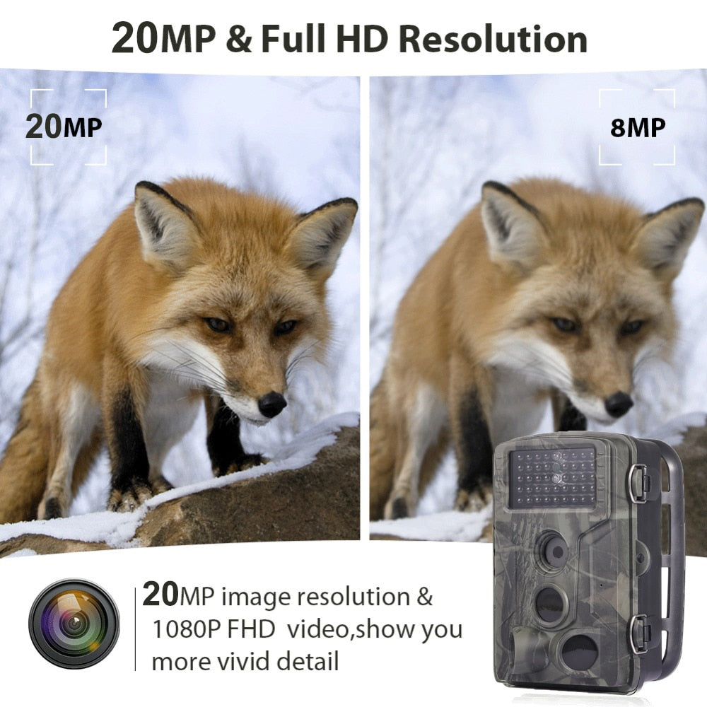 20MP 1080P Wildlife Trail Camera Photo Trap Infrared Hunting Cameras Wildlife