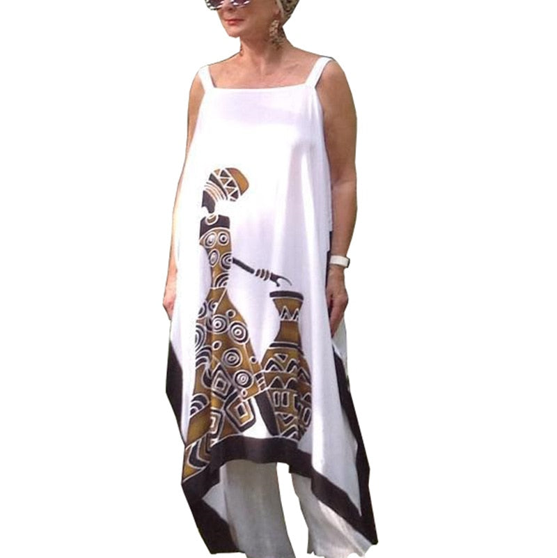 Vestidos de estilo nubio, bata dashiki casual 