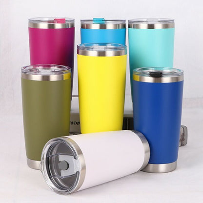 30oz/1000ml Stainless Steel Vacuum Tumbler Insulated Travel Coffee Mug Cup Flask