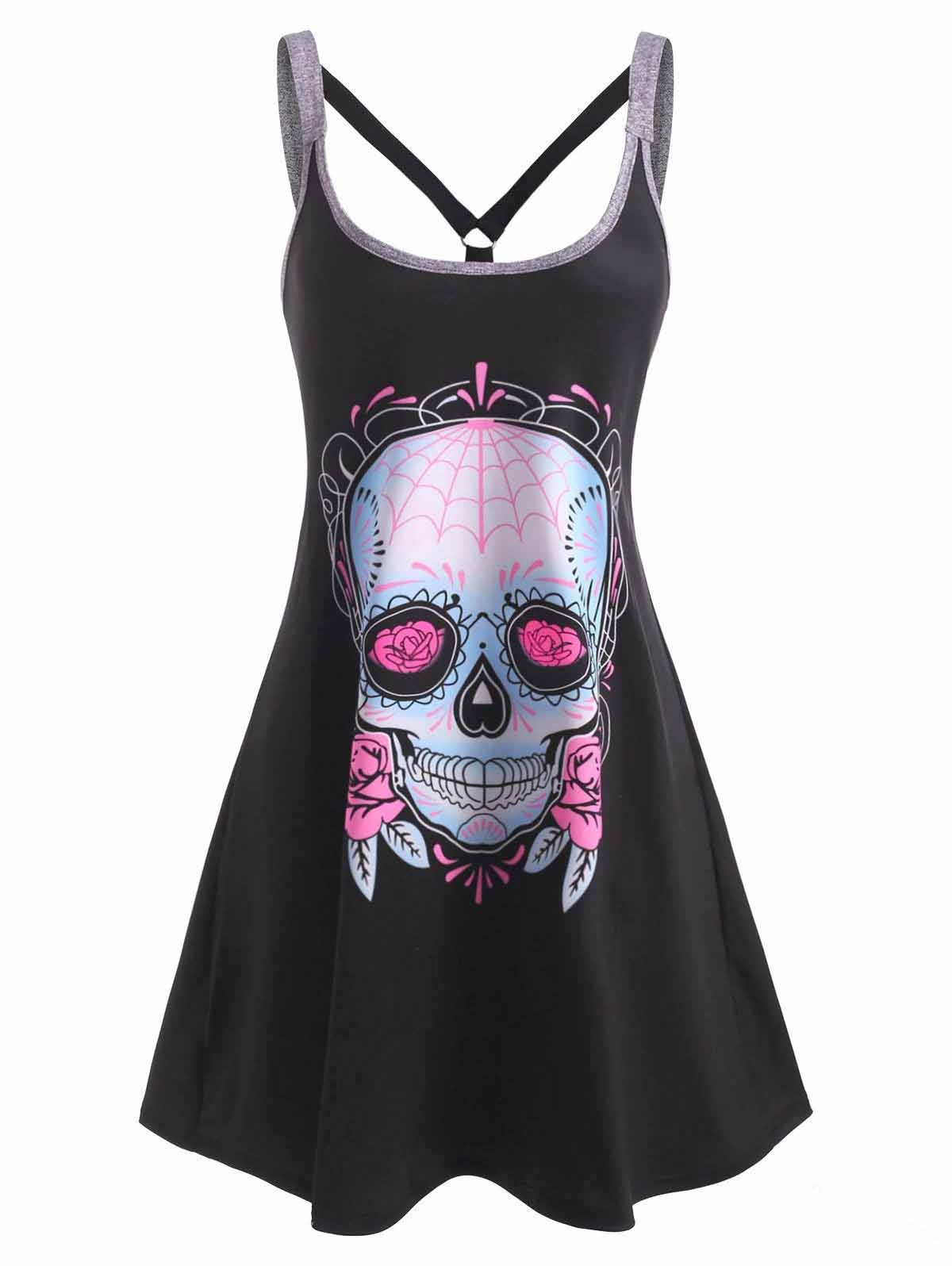 ON SALE!!! 50% OFF!!! Fashion Print Sleeveless Dress