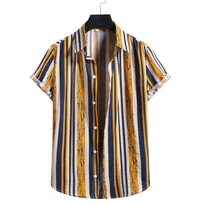 ON SALE!!! 50% OFF!!! Modern Pattern Style Short-sleeved Shirt