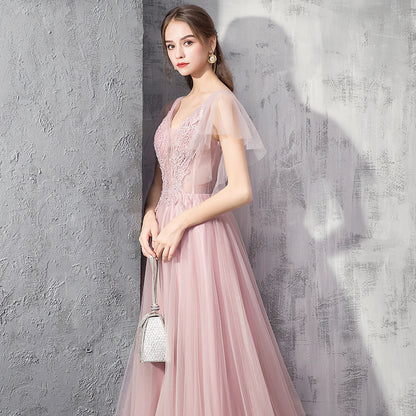 Adorably Designed Banquet Evening Dress