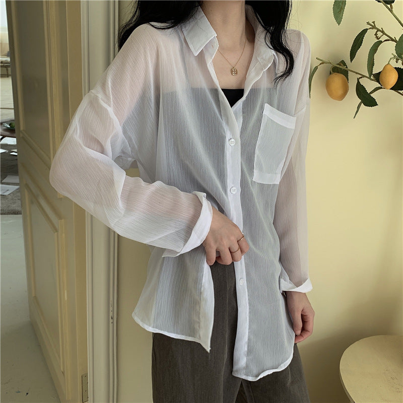 ON SALE!!! 50% OFF!!! Chiffon Sunscreen Shirt