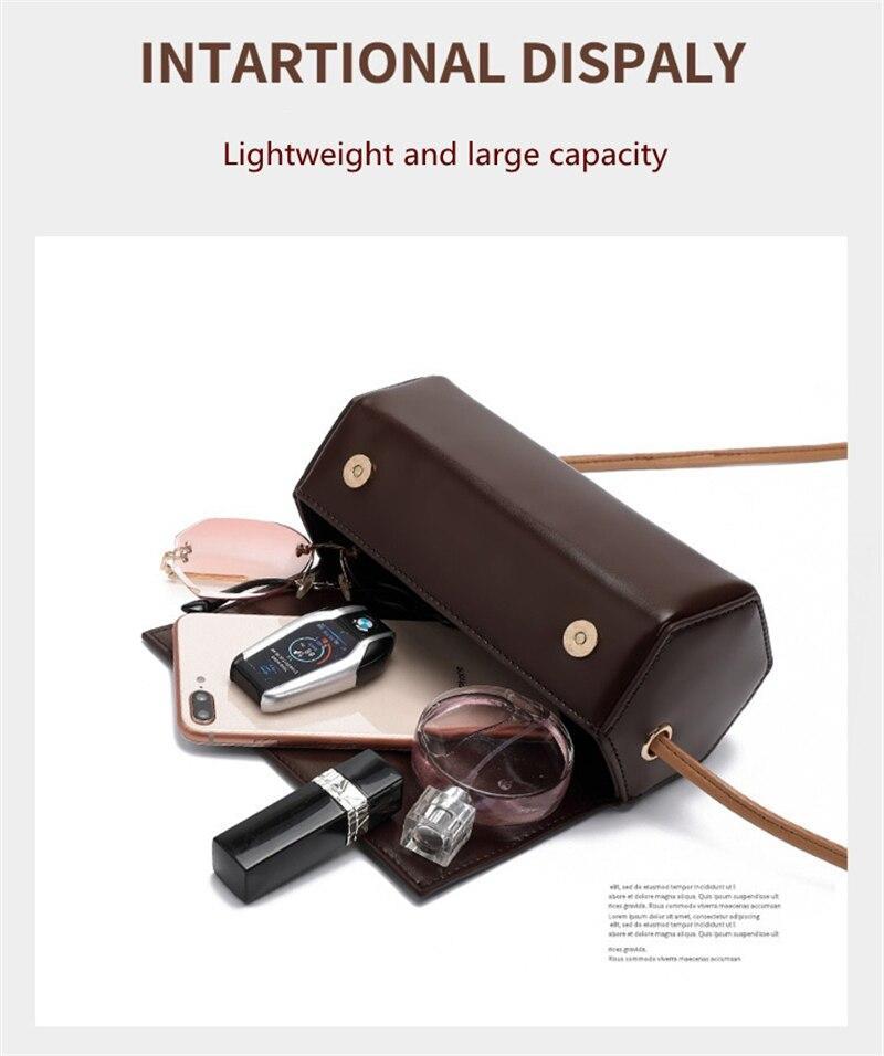 Women Chic Design Ins Cylinder Bag Autumn Winter Fashion All-Match Bag Shoulder Messenger Bag