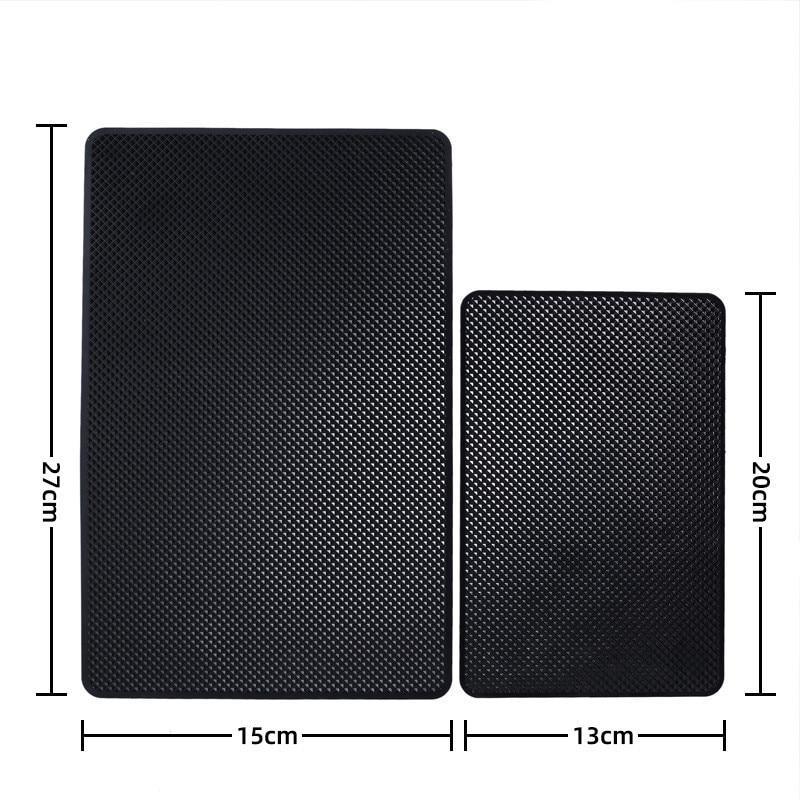 27x15CM Car Dashboard Sticky Anti-Slip PVC Mat Auto Non-Slip Sticky Gel Pad For Phone Sunglasses Holder Car Styling Interior