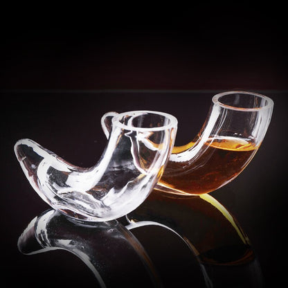 30ml Creative Drinking Horn Glass,Horn Cup,Whisky Glass, Shot Glass,Water Glass, Wine Glass