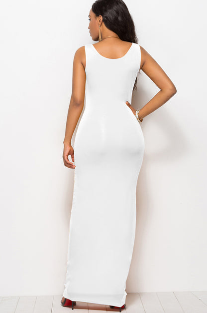 Sleeveless Scoop Neck Maxi Dress