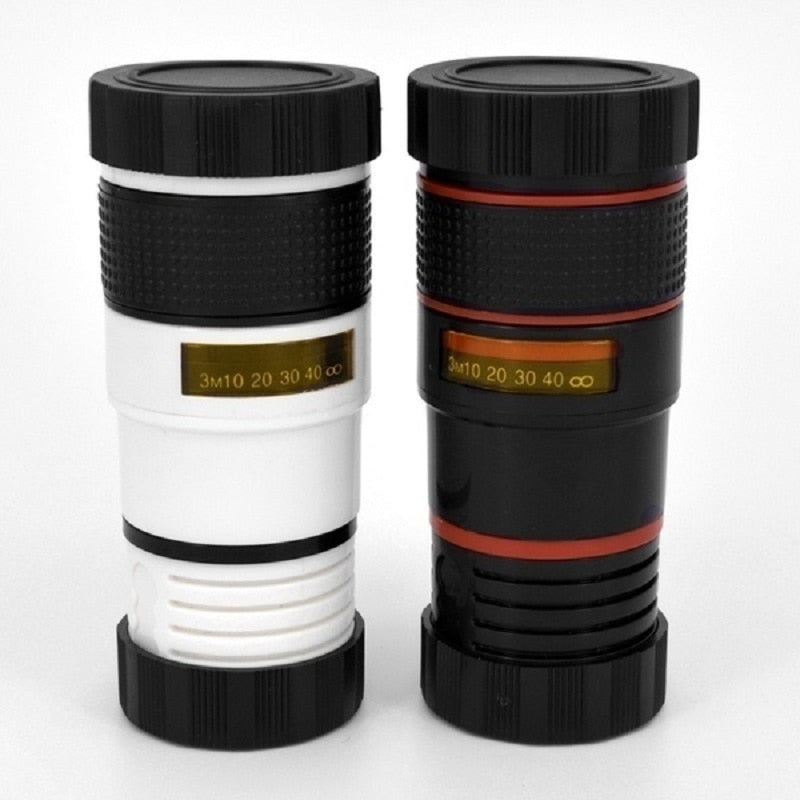 8X 12X Universal Zoom Lens Telephoto Lens for Mobile Phone