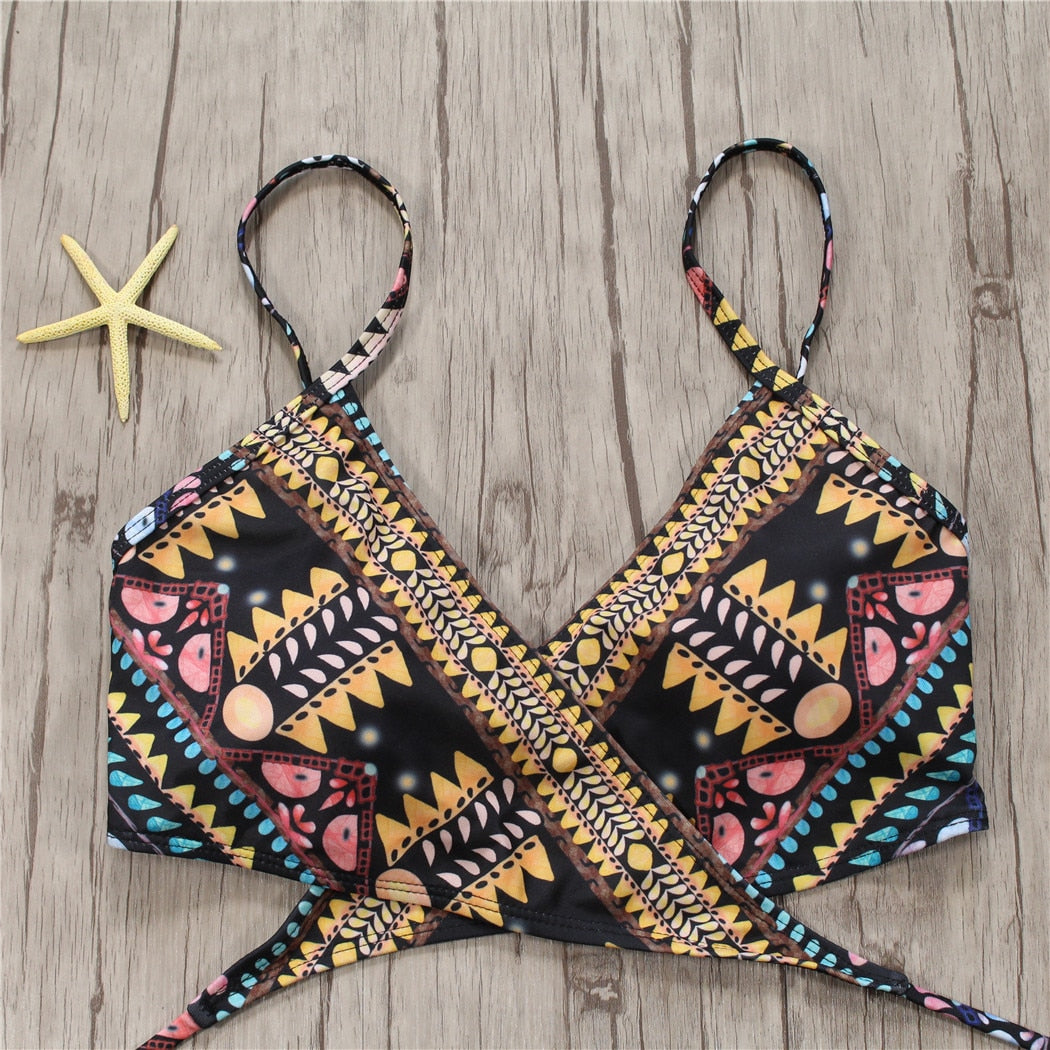 Aztec String Strappy Swim Wear