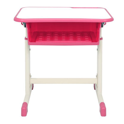 Adjustable Student Desk and Chair Kit Pink