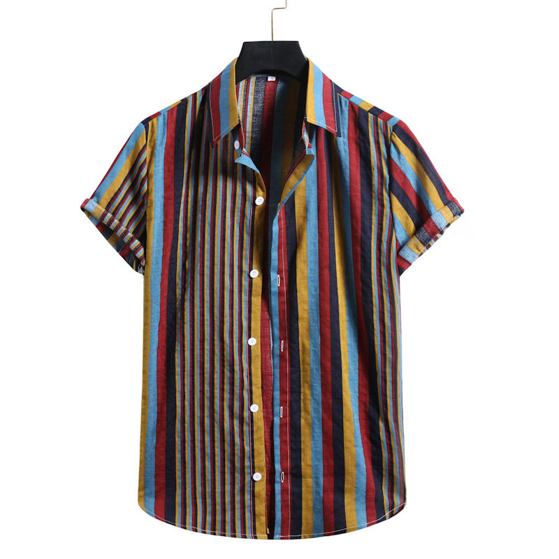 ON SALE!!! 50% OFF!!! Modern Pattern Style Short-sleeved Shirt