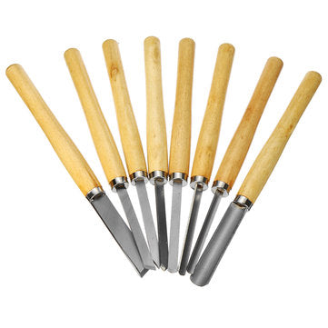 8Pcs Wood Carving Tool Set Craft DIY Woodworking Handwork Hand Chisel Kit