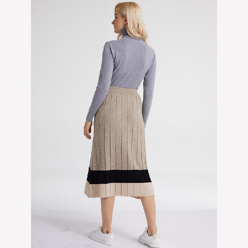 Knitted Women's Midi Skirt