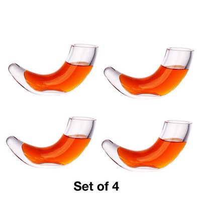 30ml Creative Drinking Horn Glass,Horn Cup,Whisky Glass, Shot Glass,Water Glass, Wine Glass