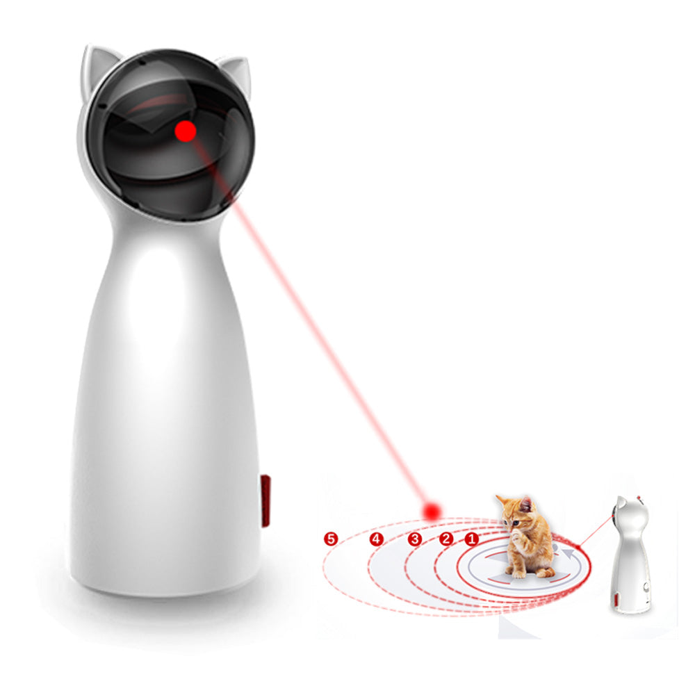 Juguetes automáticos para gatos, Láser LED interactivo inteligente para mascotas, modo portátil divertido, mascota electrónica para todos los gatos, Laserlampje Kat 