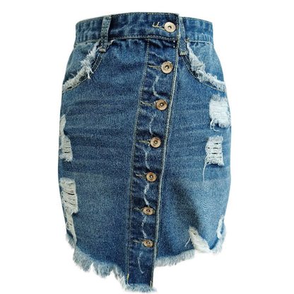 Women's Casual and Comfortable Denim Short Skirt