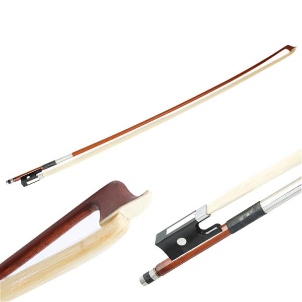 4/4 High Quality Arbor Violin Bow with Black Handle Brown