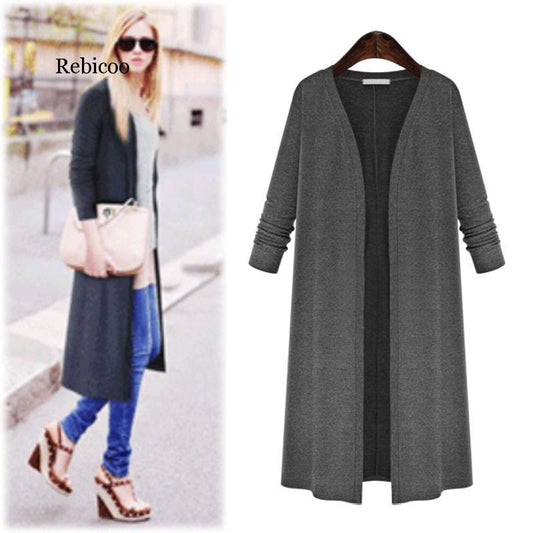 Winter Fashion Women Cardigan Coat Long Sleeve Knited Cardigan Sweater Female pull Femme