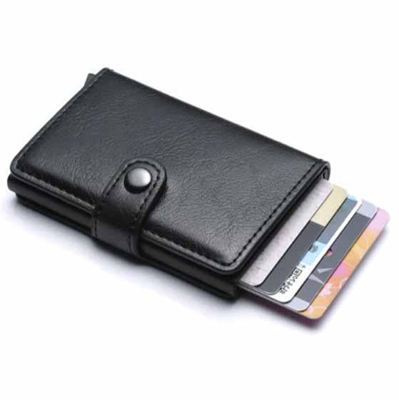 Anti-magnetic card holder wallet