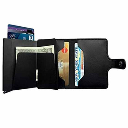 Anti-magnetic card holder wallet