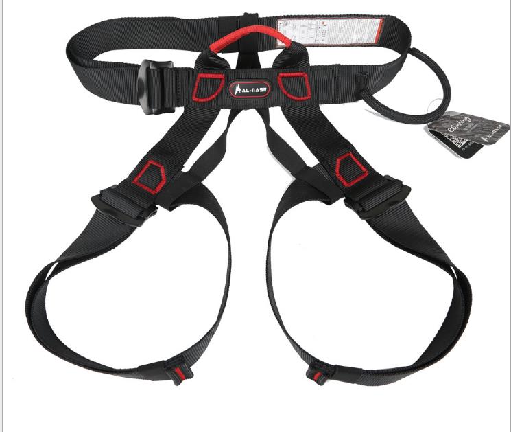 Xinda Professional Outdoor Sports Safety Belt Rock Climbing Outfitting Harness Waist Support Half Body Harness Aerial Survival